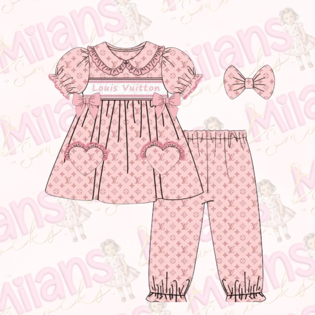 Girls smock pyjamas