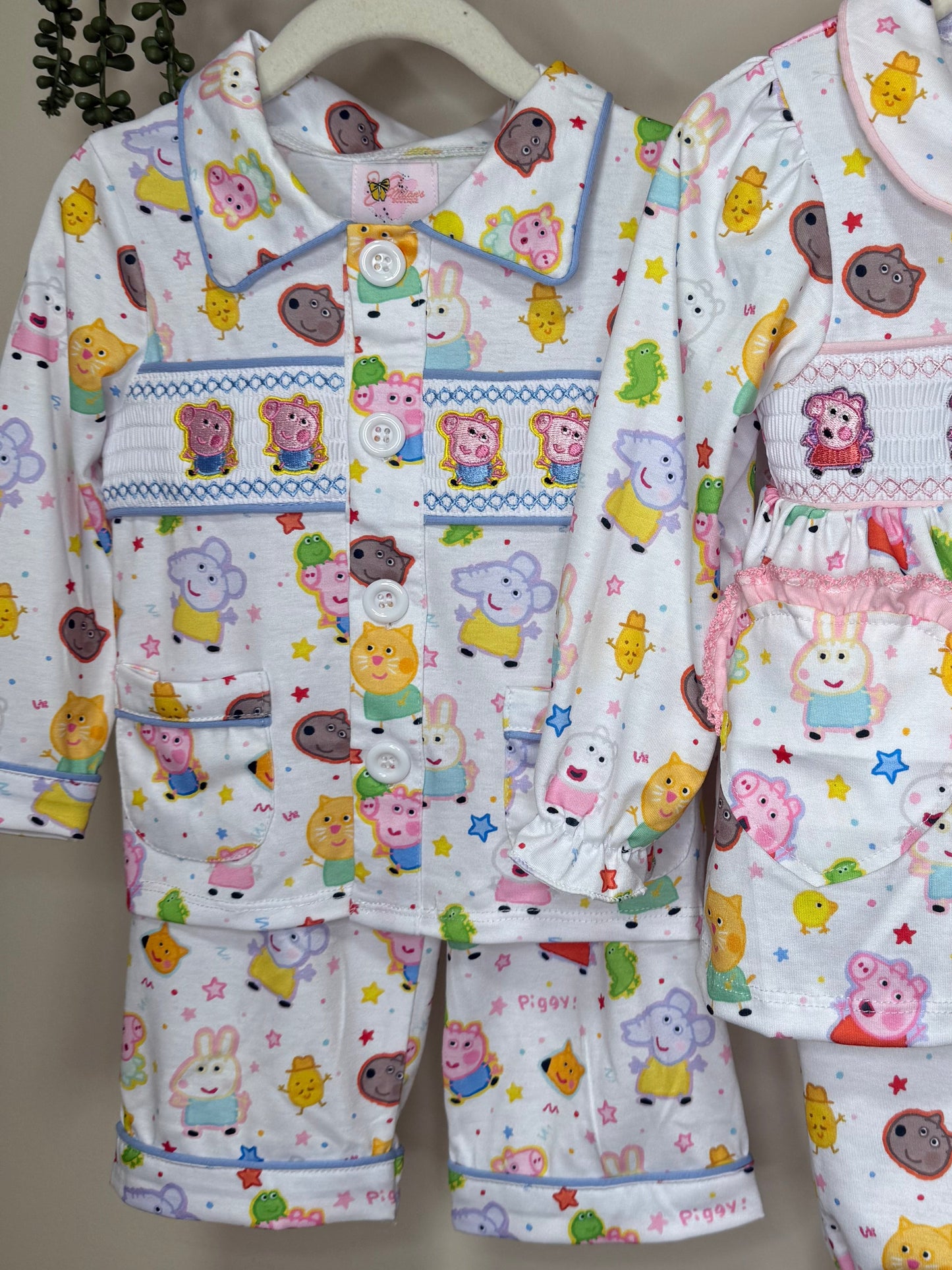 Boys Peppa Smock Pyjamas
