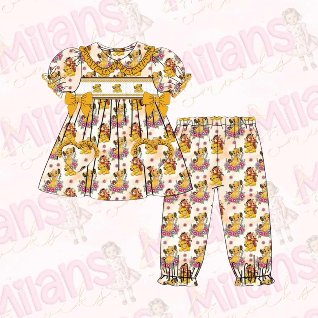 Girls smock pyjamas