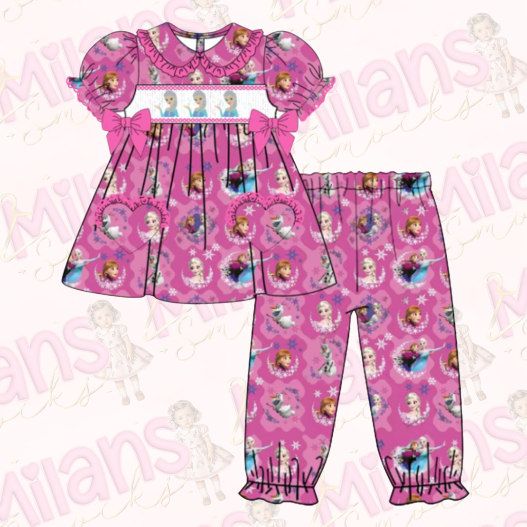 Pre order girls smock pyjamas
