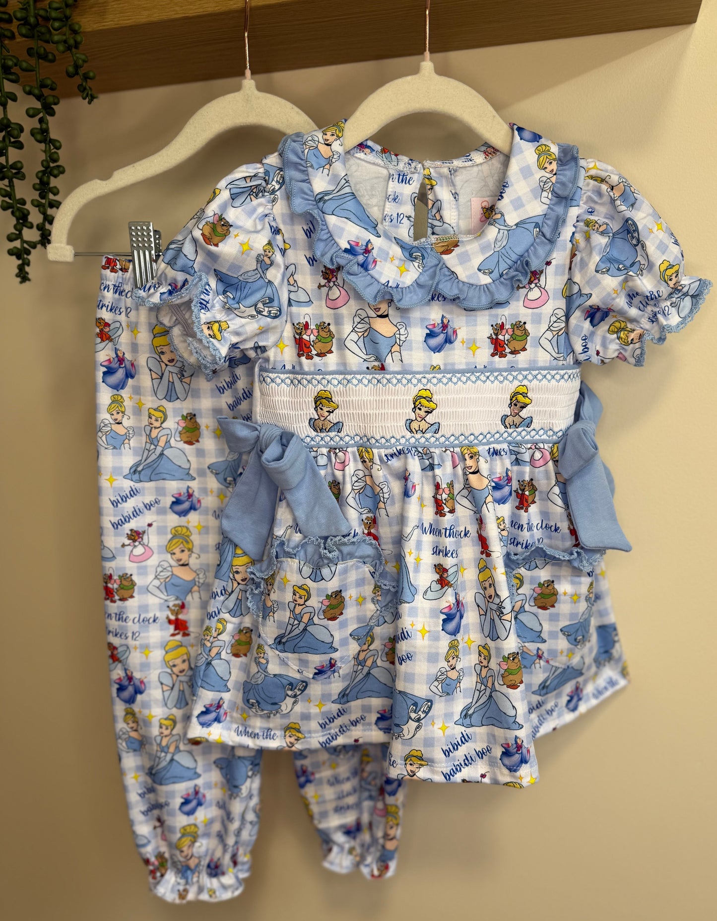 Girls Princess Smock Pyjamas