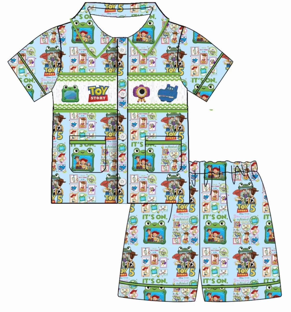 Boys smock pyjamas