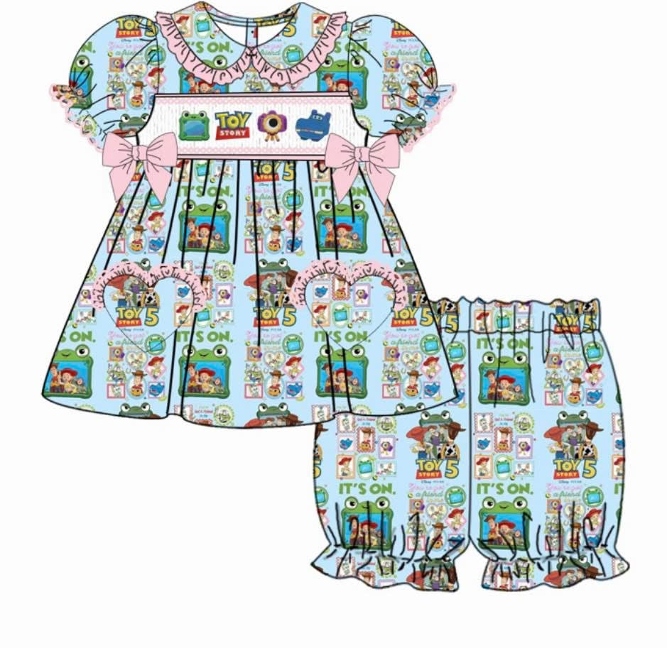 Girls smock pyjamas