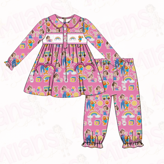 Miss Rachel smock pyjamas