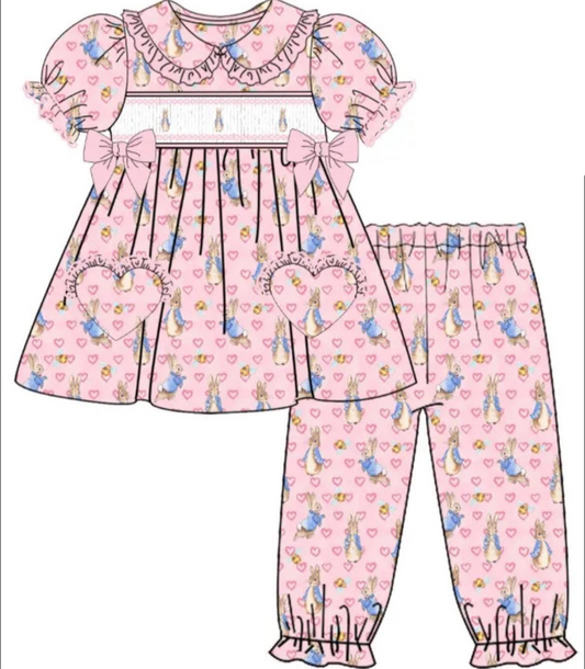 Girls Easter smock pyjamas pre order