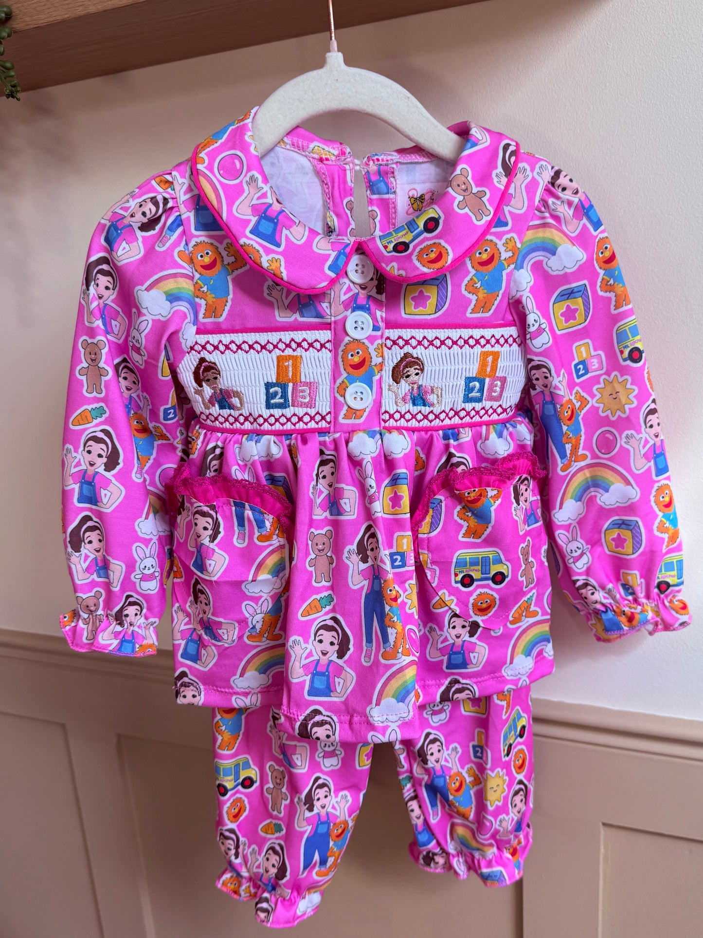 Girls Smock Pyjamas