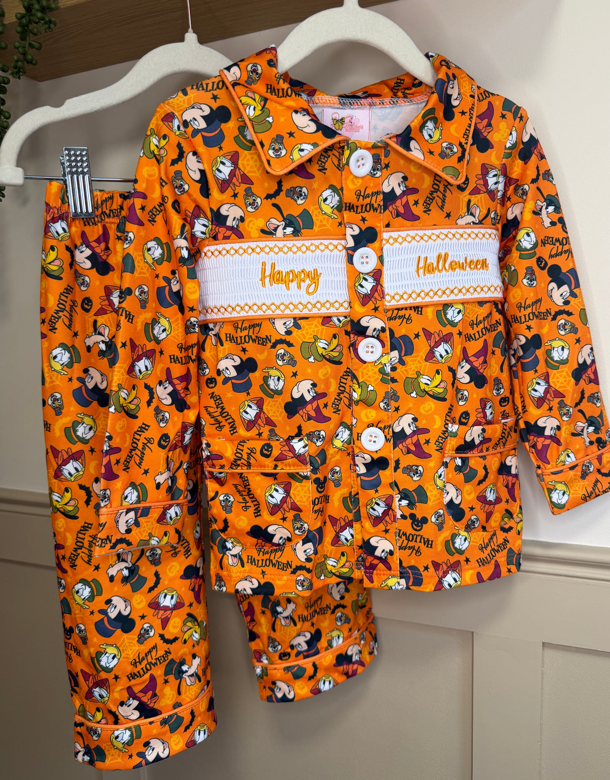 BOYS HALLOWEEN SMOCK PYJAMAS