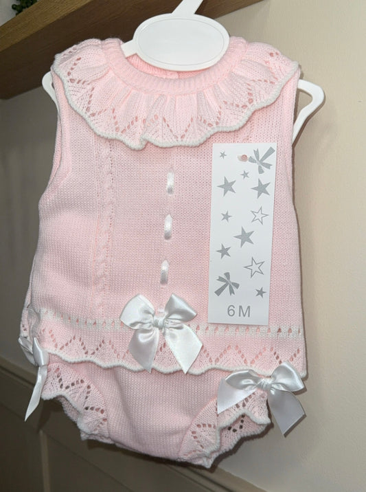 Girls Pink Summer Set