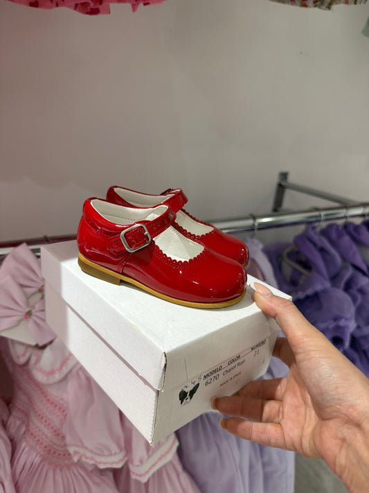 Cocoboxi red patent shoes