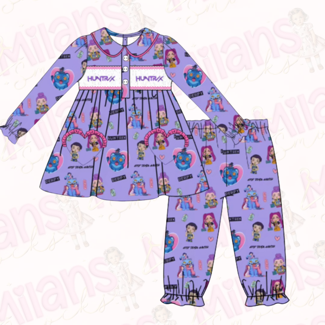 Pre order k pop smock pyjamas