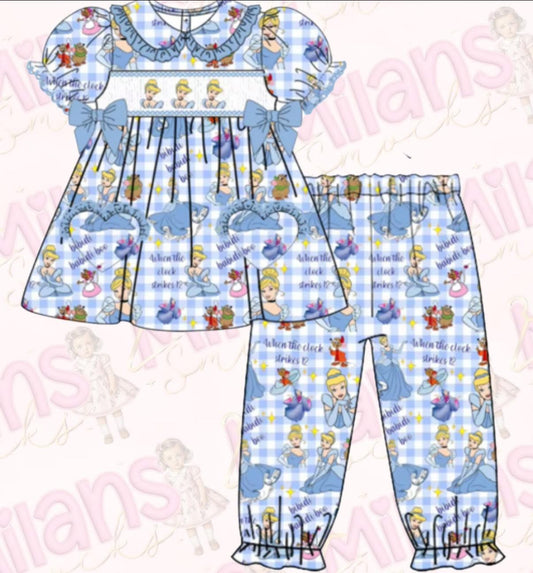Girls princess smock pyjamas pre order
