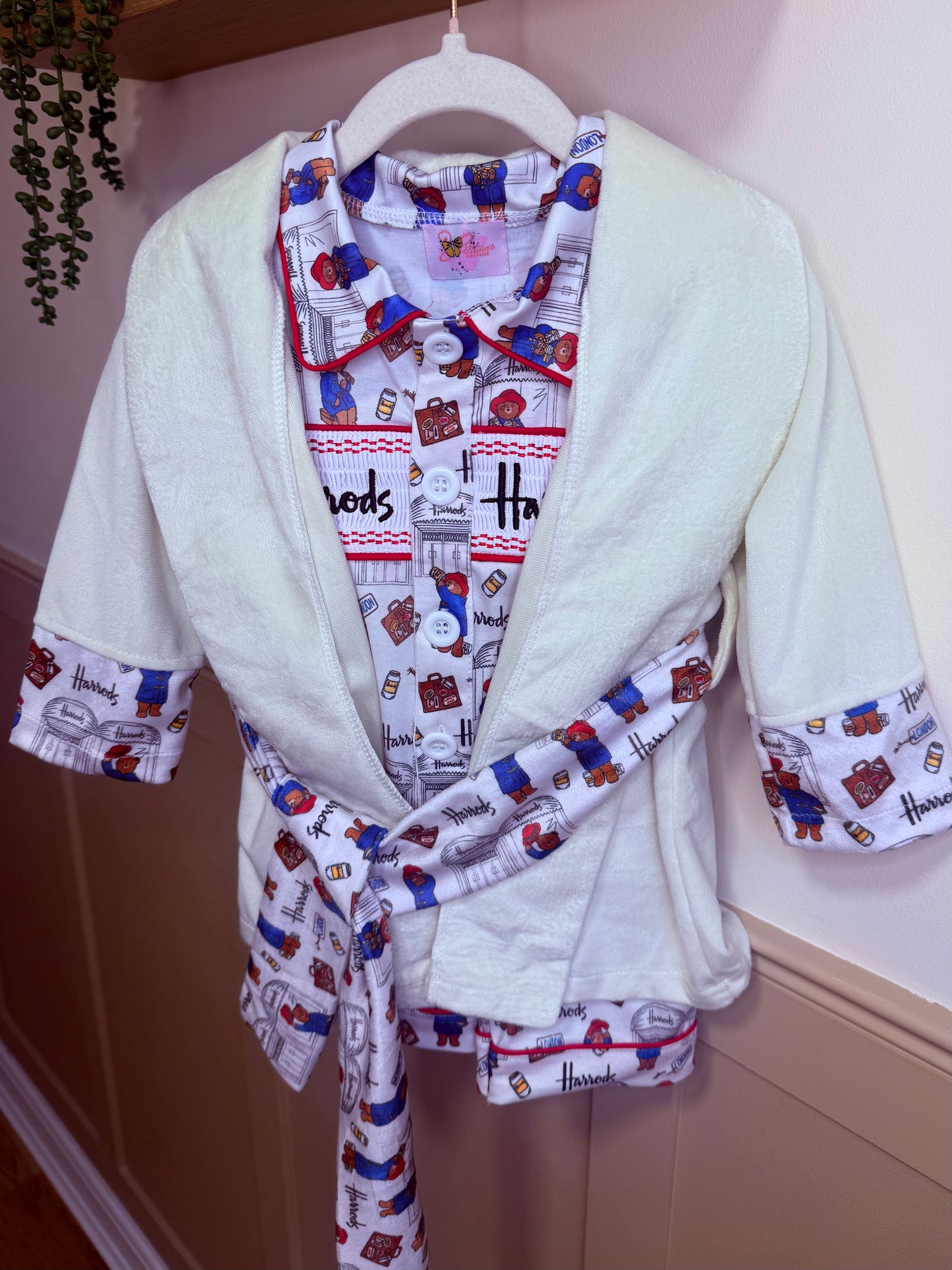 Boys Smock Pyjamas & Nightcoat Set