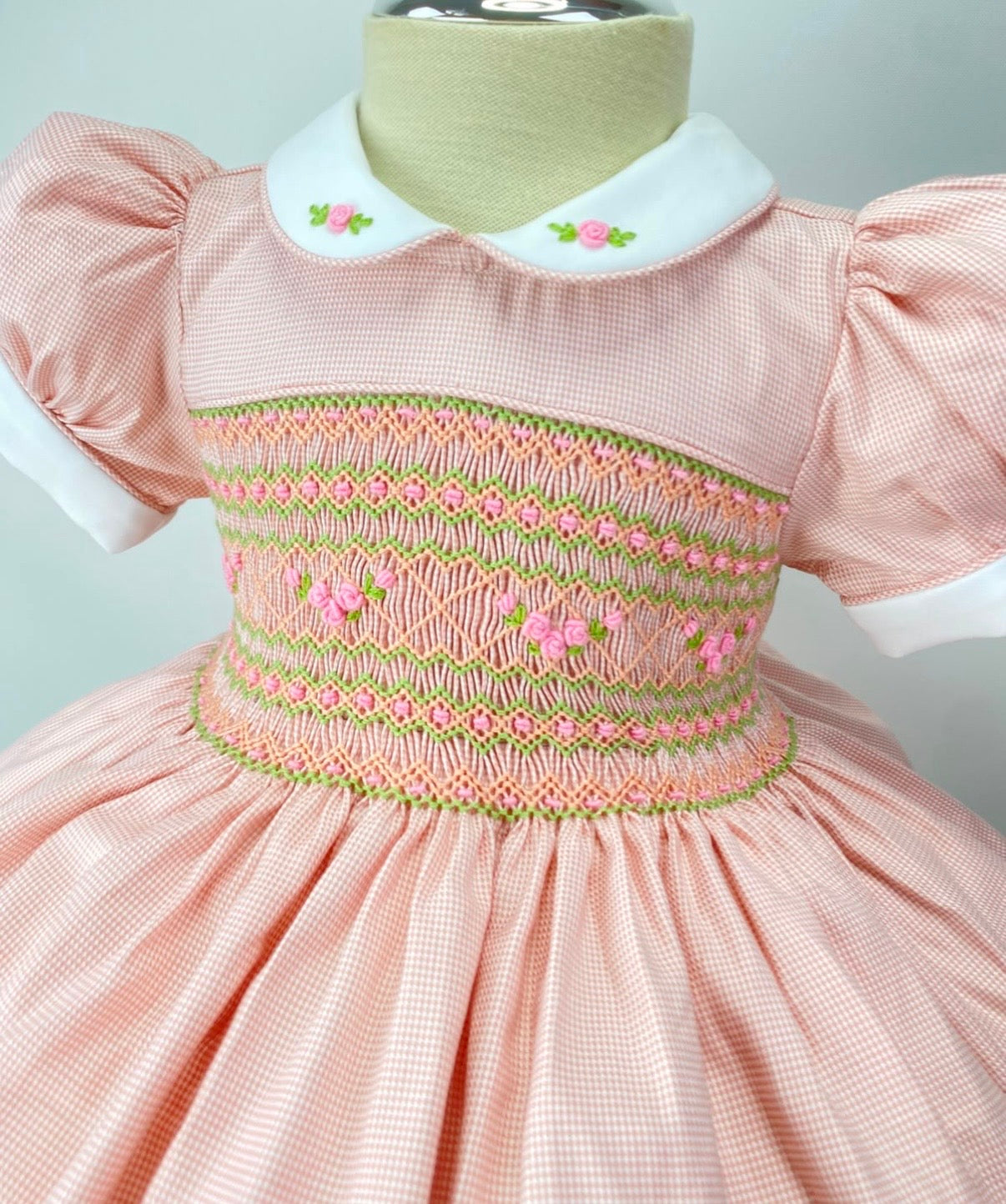 Peaches girls smock dress