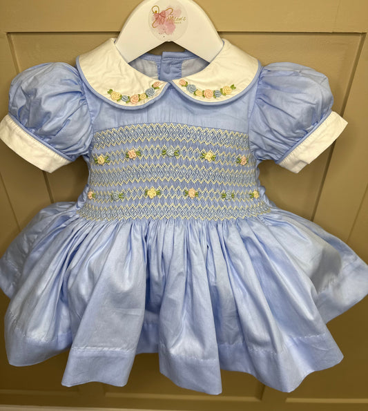 Powder Blue ‘Tiffany’ Smock Dress