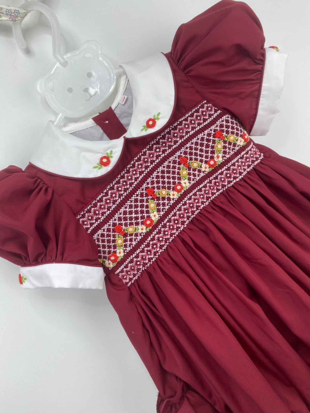 GIRLS ‘ELIZABETH’ SMOCK ROMPER