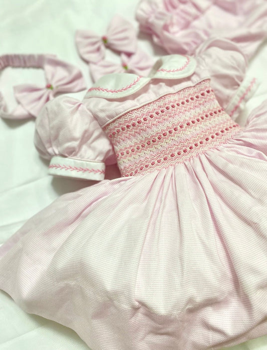 Exclusive traditional smock dress