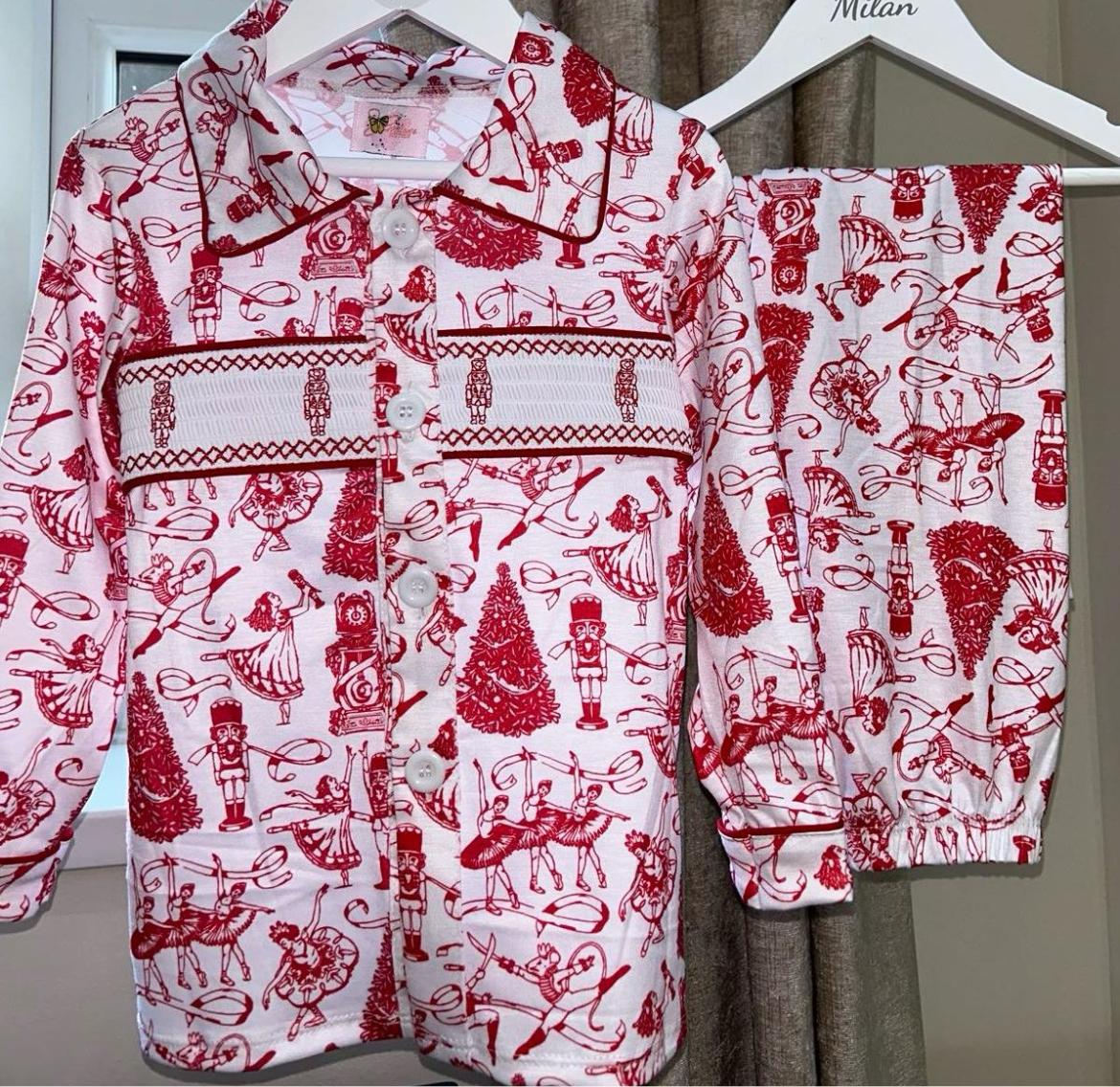 Boys Christmas smocks