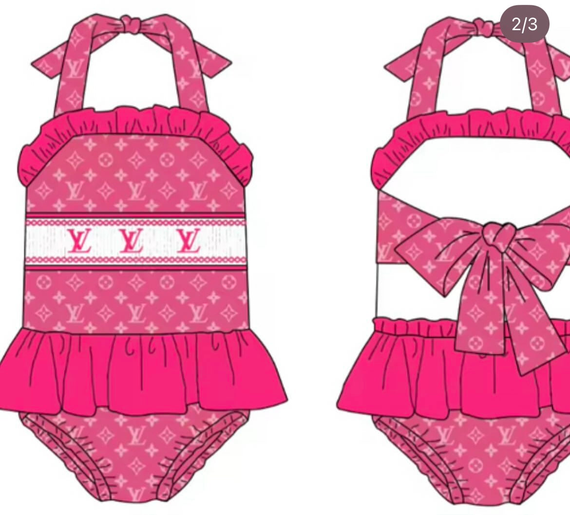 Pre order girls swimming costume