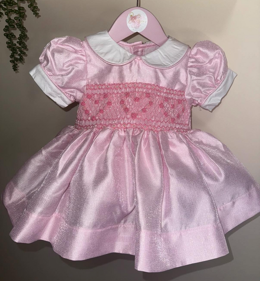 Exclusive ‘Polly’ Shimmer Smock Dress