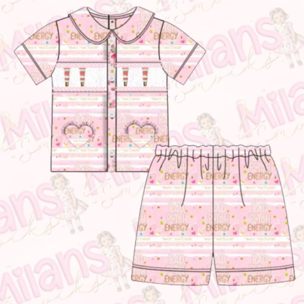 girls smock pyjamas