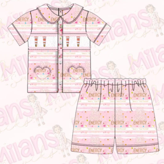 girls smock pyjamas