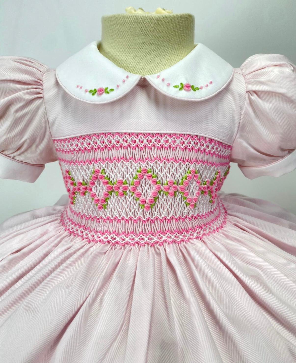 ‘Emily’ Pink Smock Dress