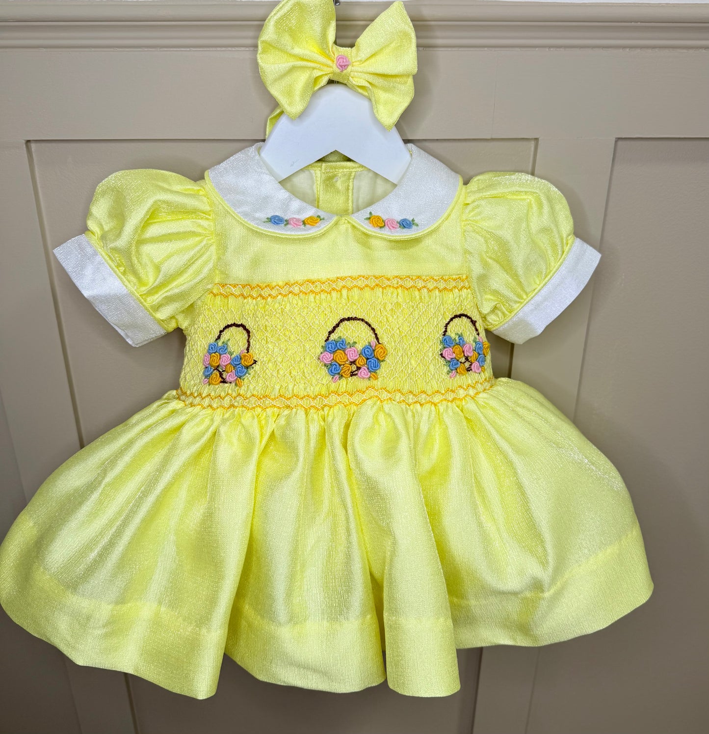 Exclusive Shimmer Smock Dress