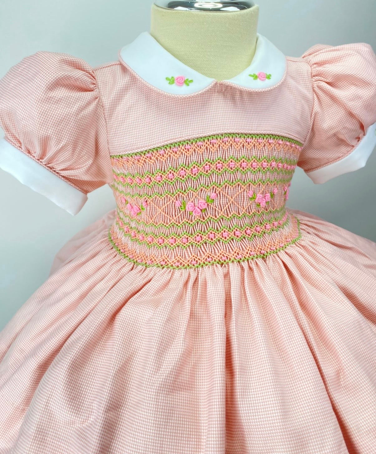 Peaches girls smock dress