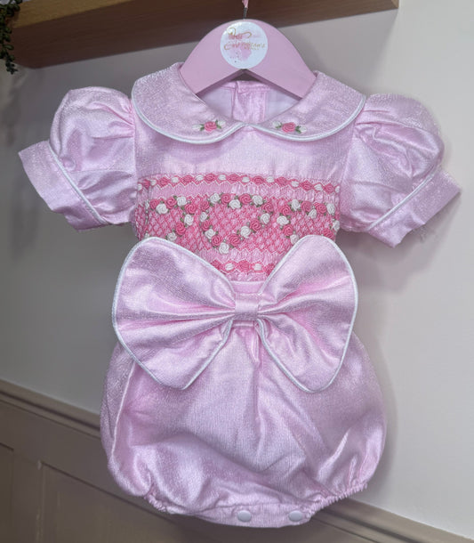 Pink Exclusive Shimmer Girls Romper