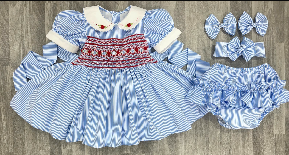 GIRLS ‘ALICE’ SMOCK DRESS