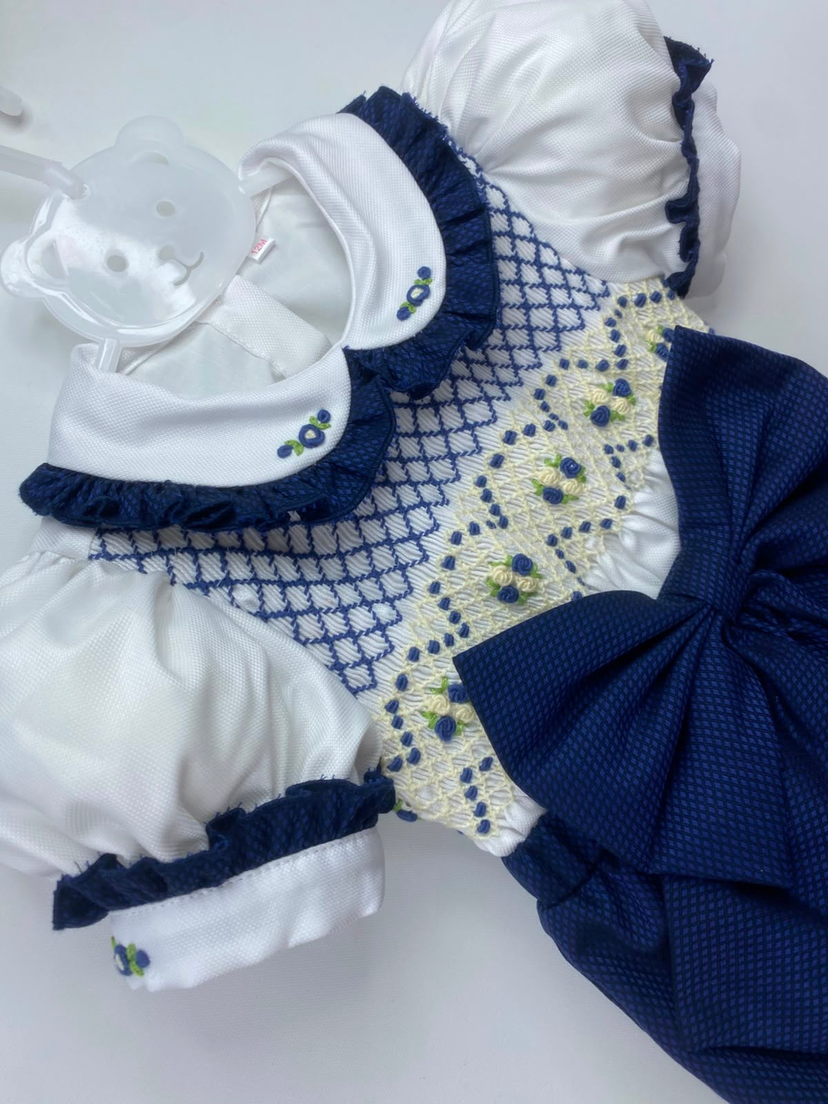 GIRLS ‘SAPPHIRE’ SMOCK ROMPER