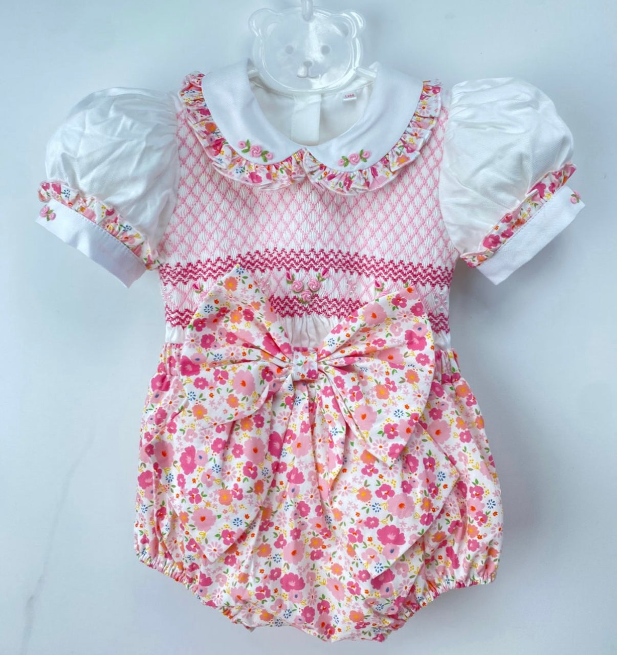 Girls Poppy Smock Romper