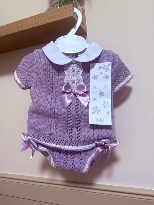 Girls Lilac Summer Set