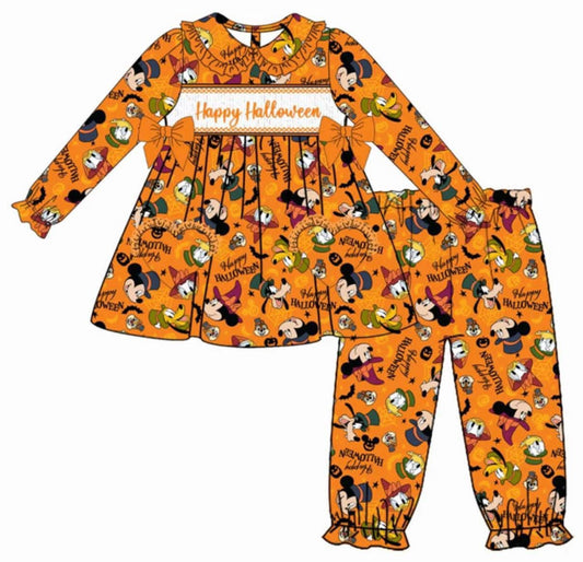 GIRLS HALLOWEEN SMOCK PYJAMAS (PREORDER)