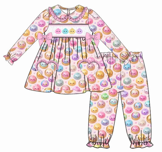 GIRLS DUMPLING SMOCK PYJAMAS (PREORDER)