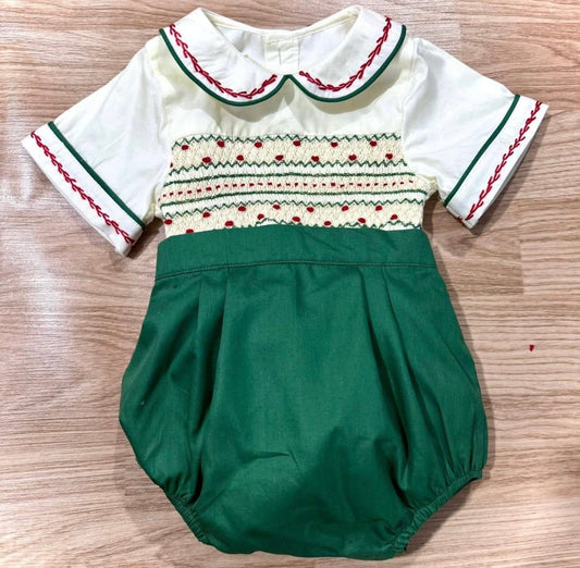 Pre order ‘willow’ boys smock romper set