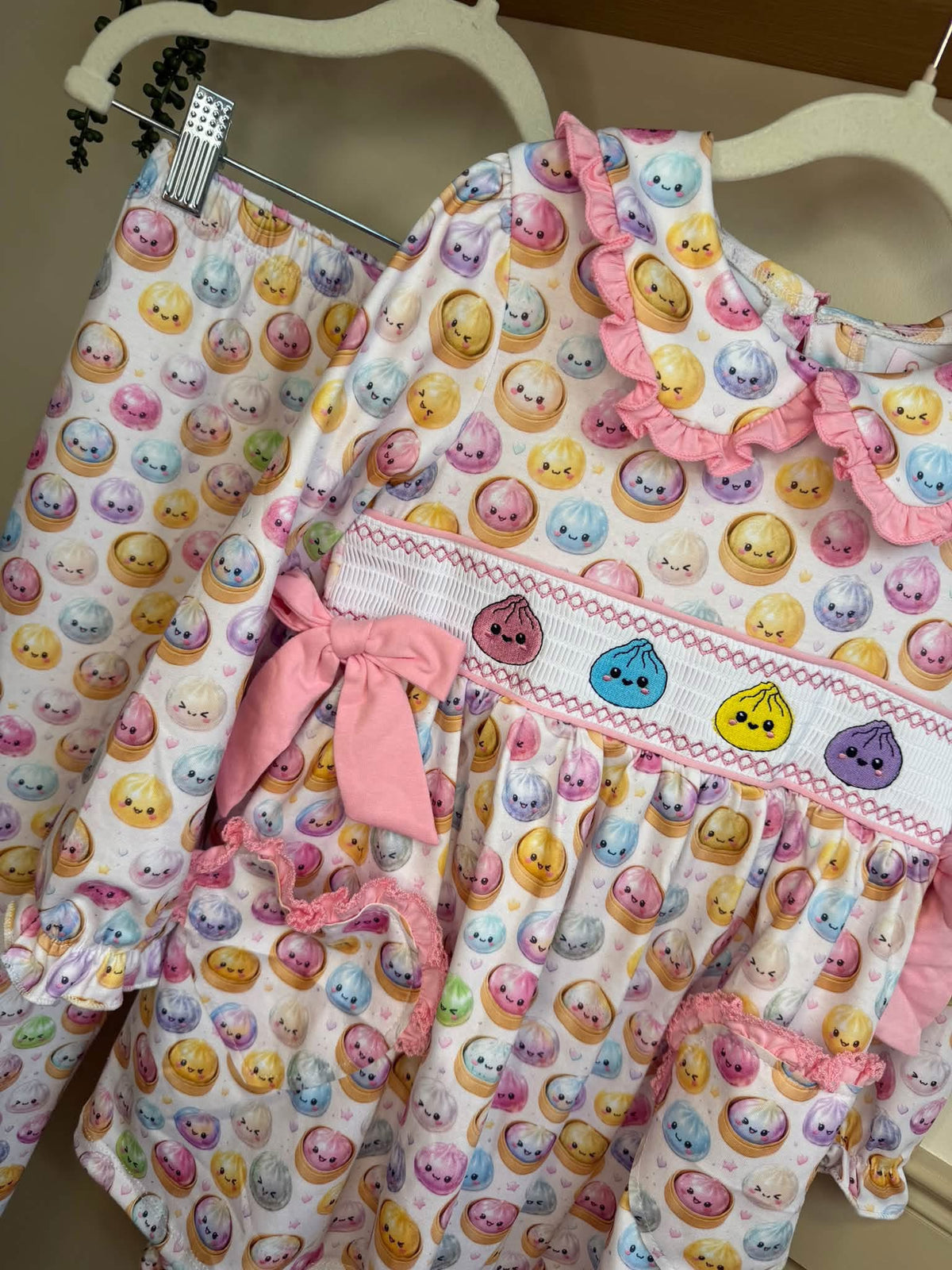 GIRLS DUMPLING SMOCK PYJAMAS